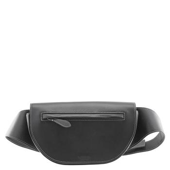 商品Burberry | Men's Black Small Topstitched Leather Olympia Bum Bag,商家Jomashop,价格¥7120图片