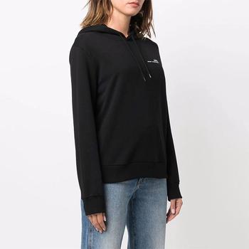 A.P.C. | 女士黑色抽绳徽标LOGO连帽卫衣【香港仓极速发货】商品图片,6.9折×额外5折, 额外五折