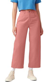 迪克斯, DICKIES | (FPR04S2R) Cropped Carpenter Pants - Stonewashed Rosette商品图片 8.9折