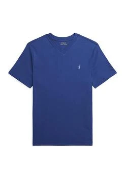 Ralph Lauren | Lauren Childrenswear Boys 8 20 Cotton Jersey V Neck T Shirt,商家Belk,价格¥113