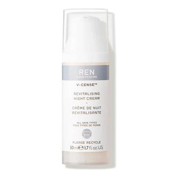 推荐REN Clean Skincare V-Cense Revitalising Night Cream 50ml商品