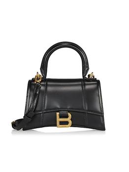 巴黎世家沙漏包价格, Balenciaga | XS Hourglass Leather Top Handle Bag商品图片 