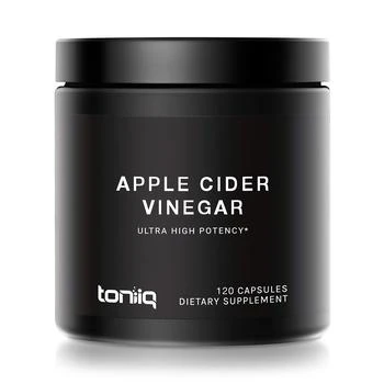 Toniiq | Apple Cider Vinegar Capsules - Ultra High Potency 2,010mg Formula with 20% Acetic Acid & Cayenne Pepper - Made with The Mother - Third-Party Lab Tested - 120 Capsules,商家Amazon US selection,价格¥165