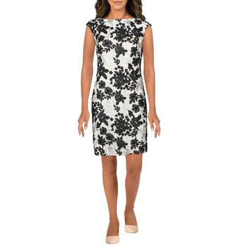 拉夫劳伦连衣裙是什么牌子, Ralph Lauren | Lauren Ralph Lauren Womens Bria Embroidered Mini Cocktail and Party Dress商品图片 1.9折