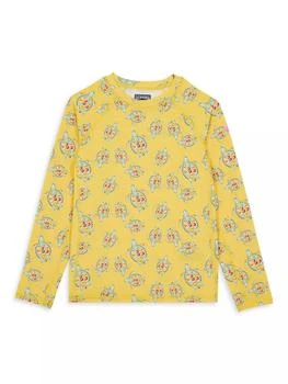 Vilebrequin | Little Girl's & Girl's Vendôme Long-Sleeve Swim Rashguard,商家Saks Fifth Avenue,价格¥810