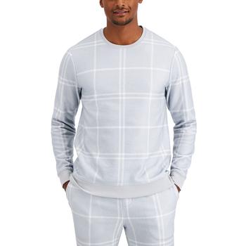 Alfani | Aflani Men's Windowpane Pajama Shirt, Created for Macy's商品图片,3.9折