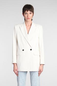 IRO | IRO Edda Blazer In White Cotton商品图片,7.1折, 独家减免邮费