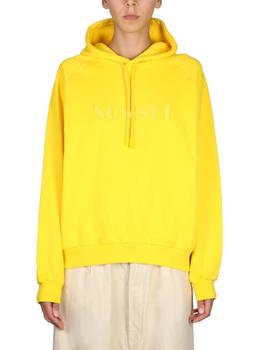 SUNNEI | Sunnei Logo Embroidered Drawstring Hoodie商品图片,5.9折起