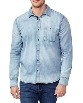 雷蒙威是什么牌子, Paige | Raymond Cotton Blend Denim Regular Fit Button Down Shirt商品图片 独家减免邮费