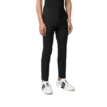 推荐Black VLTN Slim-Fit Tailored Trousers商品