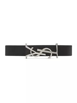 Yves Saint Laurent | Cassandre Bracelet in Leather,商家Saks Fifth Avenue,价格¥2776