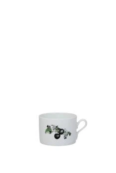 Richard Ginori | Coffee and Tea rametto di ciliegie set x 6 Porcelain White Black,商家Wanan Luxury,价格¥736