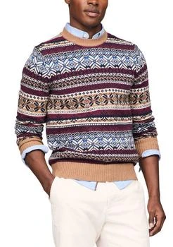 Tommy Hilfiger | Wool Blend Fair Isle Printed Sweater,商家Belk,价格¥477