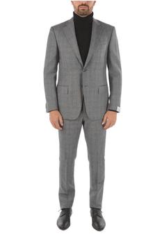 推荐Corneliani Men's  Grey Other Materials Suit商品