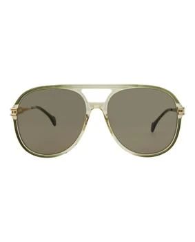 Gucci Aviator-Style Acetate Sunglasses