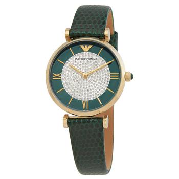 阿玛尼手表女价格, Emporio Armani | Gianni T-Bar Quartz Green商品图片 5.5折