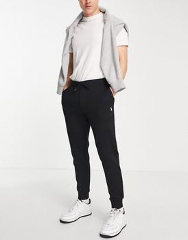 Ralph Lauren | Polo Ralph Lauren player logo double tech joggers in black商品图片,额外9.5折, 额外九五折
