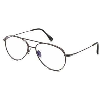 Tom Ford | Tom Ford Men's Eyeglasses - Shiny Gunmetal Full-Rim Pilot Metal Frame | FT5693-B 008,商家My Gift Stop,价格¥605