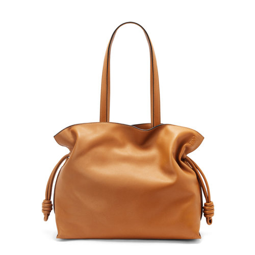 美帕正品, Loewe | 【包税】LOEWE/罗意威 22新款Flamenco系列 女士大号暖沙色纳帕牛皮革拉绳收紧单肩手提包A411FL1X01-2586商品图片 额外9.5折, 包邮包税, 额外九五折