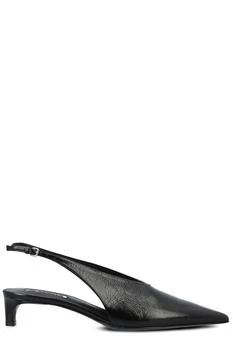 Jil Sander | Jil Sander Pointed Toe Slingback Pumps,商家Cettire,价格¥4106