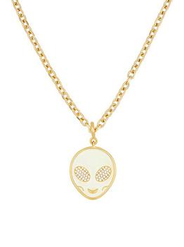 商品Sister 18K Gold-Plated, Cubic Zirconia & Glow Enamel Necklace图片