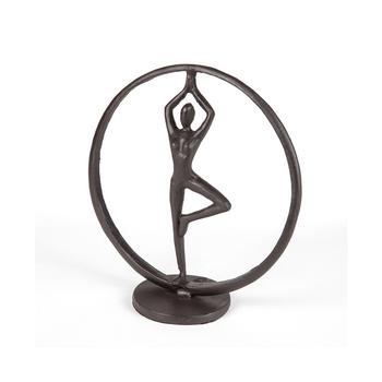 商品Danya B | Yoga Tree Circle Cast Iron Sculpture,商家Macy's,价格¥346图片