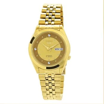 Seiko | 5 Automatic Gold Dial Men's Watch SNKC36J1 4.7折, 满$200减$10, 独家减免邮费, 满减
