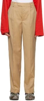 VTMNTS | Tan Tailored Trousers 1.9折, 独家减免邮费