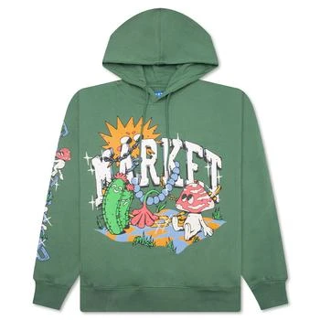 推荐Fantasy Farm Pullover Hoodie - Fern商品