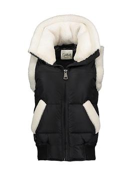 SAM. | Billie Shearling Puffer Vest商品图片,