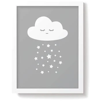 The Hut | Snüz Cloud Nursery Print - Grey 8折