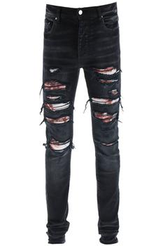 amiri牛仔裤, AMIRI | Amiri tie-dye bandana thrasher jeans商品图片 5.7折