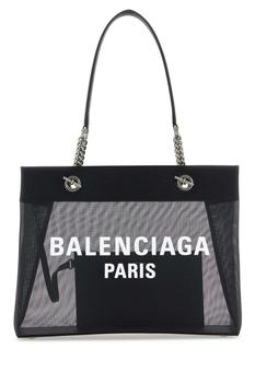 商品Balenciaga Logo Printed Medium Tote Bag图片