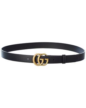 gucci皮带男, Gucci | Gucci Double G Leather Belt商品图片 8.3折