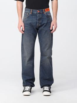 推荐Heron Preston jeans in washed denim商品