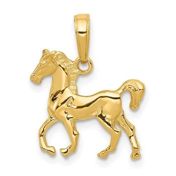Macy's | Standing Horse Pendant in 14k Yellow Gold,商家Macy's,价格¥3718