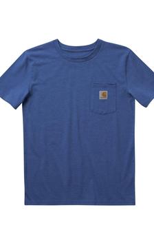 Carhartt | (CA6243) SS Pocket T-Shirt - Bright Cobalt Heather商品图片,5.4折