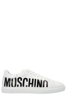 推荐Moschino Logo-Printed Lace-Up Sneakers商品