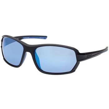 推荐Timberland Men's Sunglasses - Matte Black Plastic Frame Blue Lens | TB9245 6602D商品