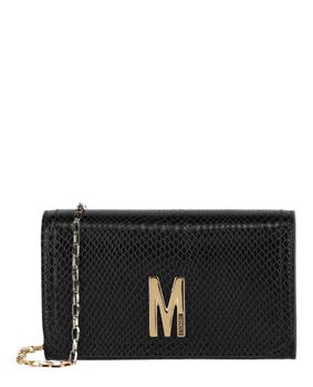 Moschino | M-Logo Leather Crossbody Bag商品图片,5折×额外9折, 额外九折