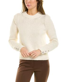 商品ba&sh | ba&sh Crewneck Wool-Blend Sweater,商家Premium Outlets,价格¥601图片