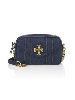 tory burch kira真假, Tory Burch | Mini Kira Denim Camera Bag商品图片 7折