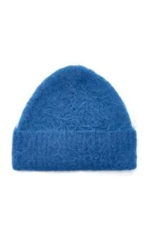 推荐Acne Studios - Kameo Brushed Nylon-Wool Beanie - Blue - OS - Moda Operandi商品