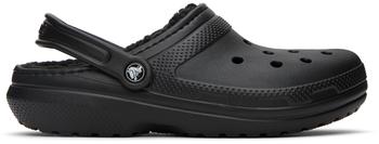 Crocs | Black Classic Lined Clogs商品图片,