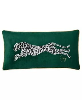 Juicy Couture | Velvet Cheetah Decorative Pillow, 14" x 24,商家Macy's,价格¥168