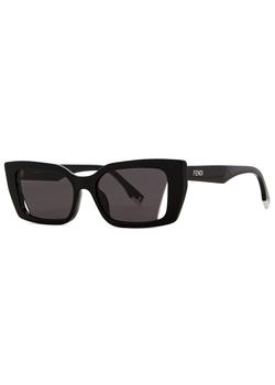 Fendi | Fendi Way rectangle-frame sunglasses商品图片,