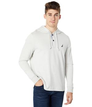 Nautica | Partial-Button Hooded T-Shirt商品图片,3.9折起