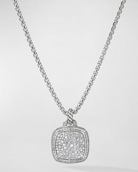 商品David Yurman | Albion Pendant with Diamonds in Silver, 21mm,商家Neiman Marcus,价格¥34344图片