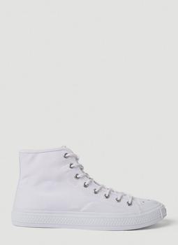 Acne Studios | Canvas High Top Sneakers in White商品图片,