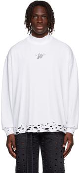 We11done | White Cotton T-Shirt商品图片,额外8.5折, 独家减免邮费, 额外八五折